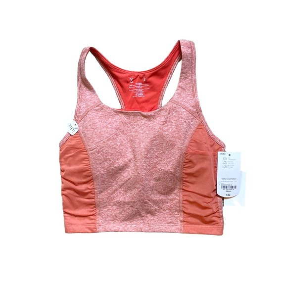 Sports Bra Small Xersion ginger spice low compression nwt removable bra cups - Picture 4 of 16